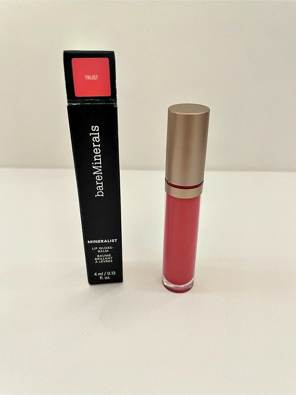 bareMinerals Mineralist Lip Gloss-Balm in Pink NWT